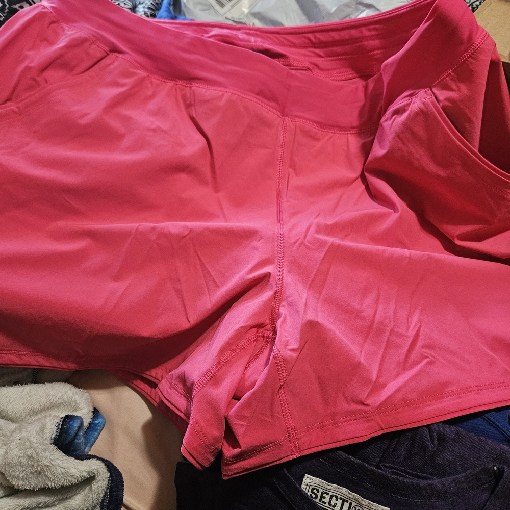 Lands' End Women's Vibrant Pink Athletic Shorts